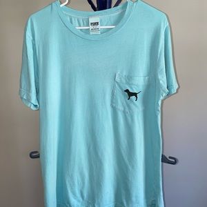 Light blue Victoria’s Secret short sleeve tshirt